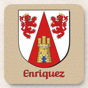 Dessous-de-verre Bouclier familial Enriquez