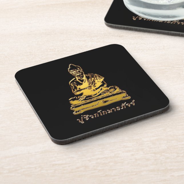 Dessous-de-verre Bouddha de Shivago Komarpaj du massage thaï (Côté gauche)