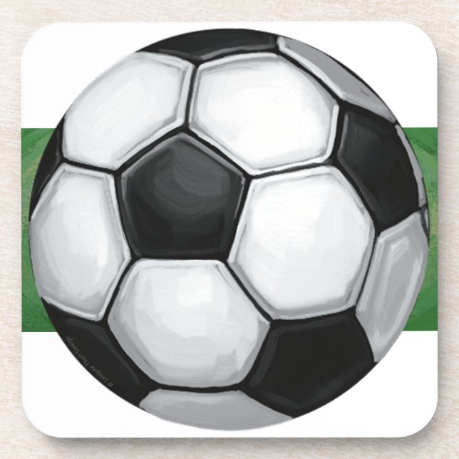 Dessous-de-verre Boule de football (Devant)