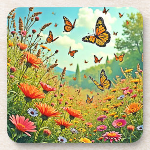 Dessous-de-verre Bouton Fleur sauvage vibre Joy Design