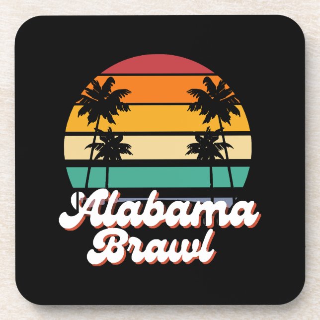Dessous-de-verre Brawl en Alabama (Devant)