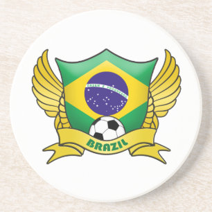 Dessous de verre brésiliens de football
