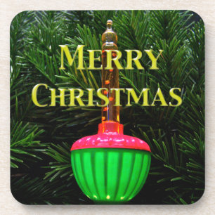 Dessous-de-verre Bubble Light Joyeux Noël Boire les grillades