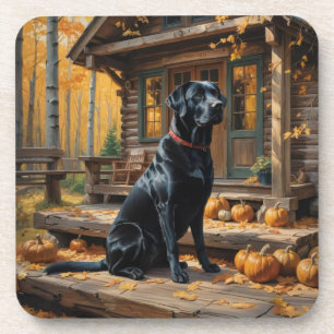 Dessous-de-verre Cabine du journal de l'extracteur Black Labrador A