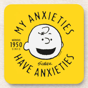 Dessous-de-verre cacahuètes   Charlie Brown Nervous depuis 1950