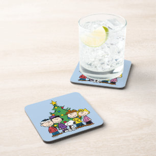 Dessous-de-verre cacahuètes   La Bande autour de l'arbre de Noël