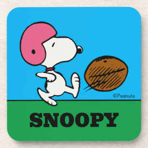 Dessous-de-verre cacahuètes Snoopy Football Kicker
