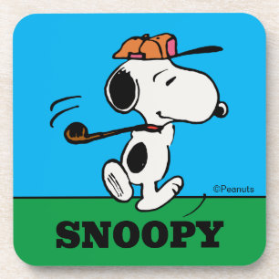 Dessous-de-verre cacahuètes   Snoopy Golf Swing