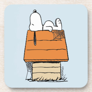 Dessous-de-verre cacahuètes   Snoopy Halloween Nap