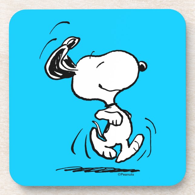Dessous-de-verre cacahuètes | Snoopy Happy Dance (Devant)