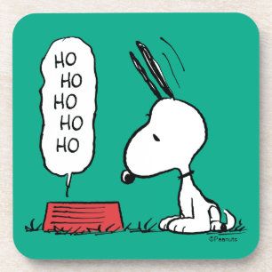 Dessous-de-verre cacahuètes   Snoopy Ho Ho Ho Plat alimentaire