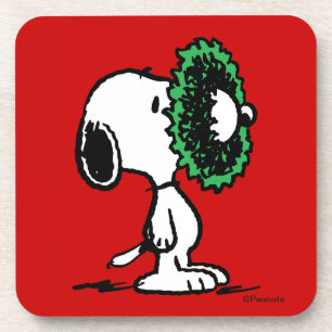 Dessous-de-verre cacahuètes   Snoopy pour les fêtes