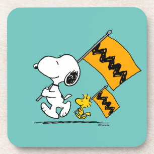 Dessous-de-verre cacahuètes   Snoopy & Woodstock
