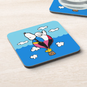 Dessous-de-verre cacahuètes Snoopy & Woodstock Hot Air Balloon