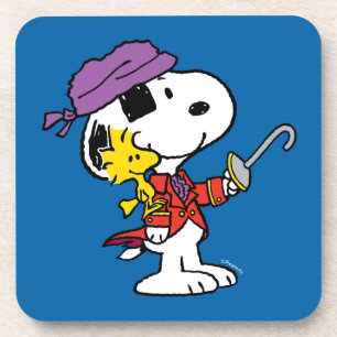 Dessous-de-verre cacahuètes   Snoopy & Woodstock Pirates