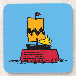 Dessous-de-verre cacahuètes   Woodstock Snoopy Plat Bateau à voile