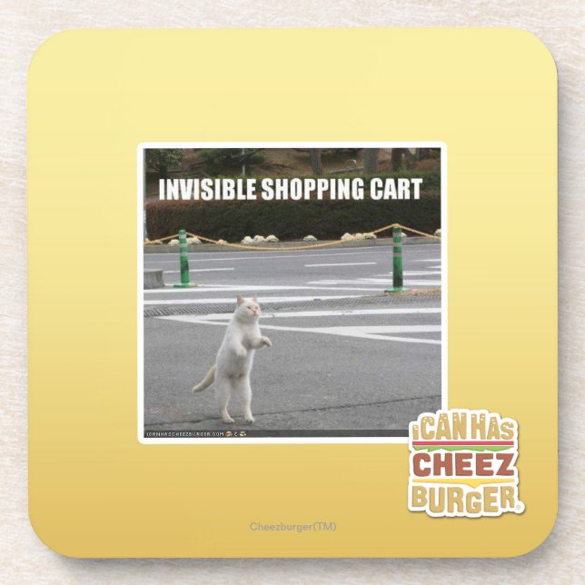 DESSOUS-DE-VERRE CADDIE INVISIBLE (Devant)