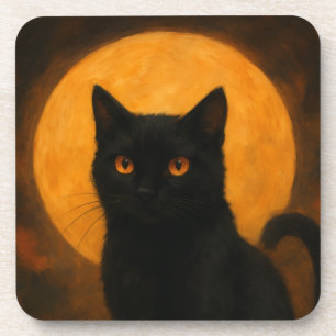 Dessous-de-verre Cadeaux de saison effrayants du mystère d'Hallowee