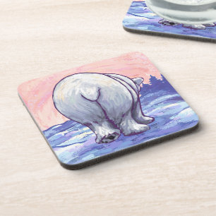 Dessous-de-verre Cadeaux et accessoires d'ours polaire