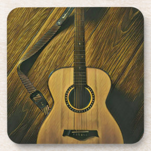 Dessous-de-verre Cadeaux pour un musicien guitariste