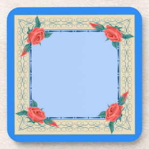 Dessous-de-verre Cadre rose