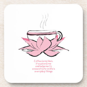 dessous de verre café zen