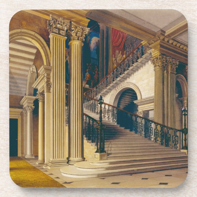 Dessous-de-verre Caisse d'escalier, Chambre de Buckingham, 'de (Devant)