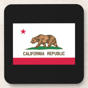 Dessous-de-verre California State Flag Design
