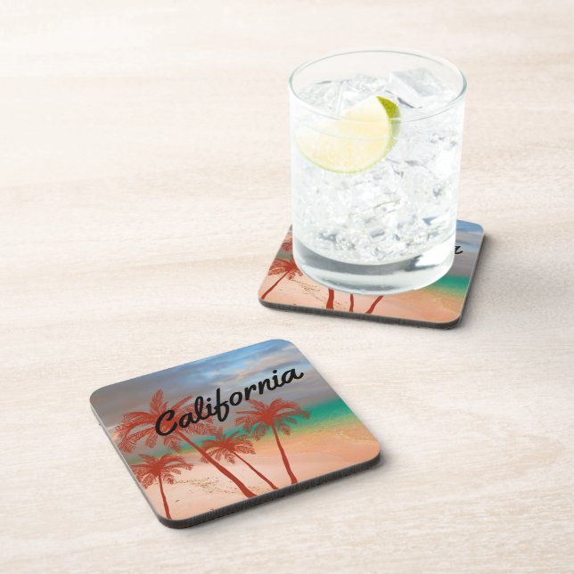 Dessous-de-verre Californie Beverage Coaster (Côté Droit)