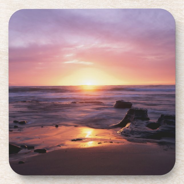 Dessous-de-verre Californie, San Diego, Sunset Cliffs, Sunset 4 (Devant)