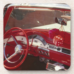 Dessous-de-verre Californie : Vallée de Santa Ynez, Solvang, 1957