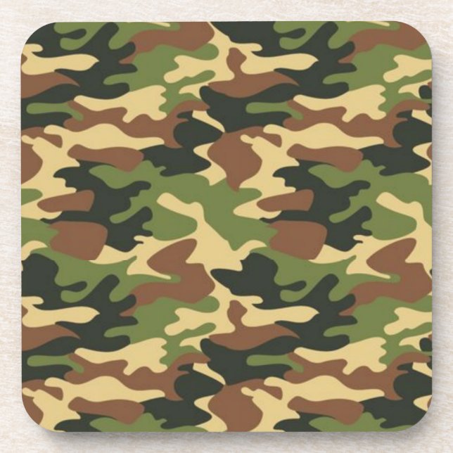 Dessous-de-verre camouflage (Devant)