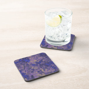 Dessous-de-verre Camouflage contre la fleur bleue