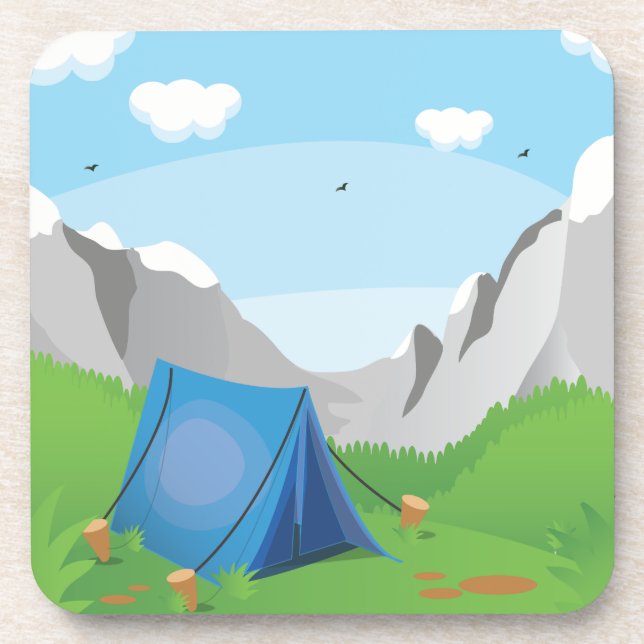 Dessous-de-verre Camping (Devant)
