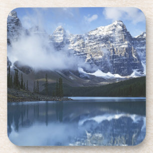 Dessous-de-verre Canada, Alberta, parc national de Banff, lac