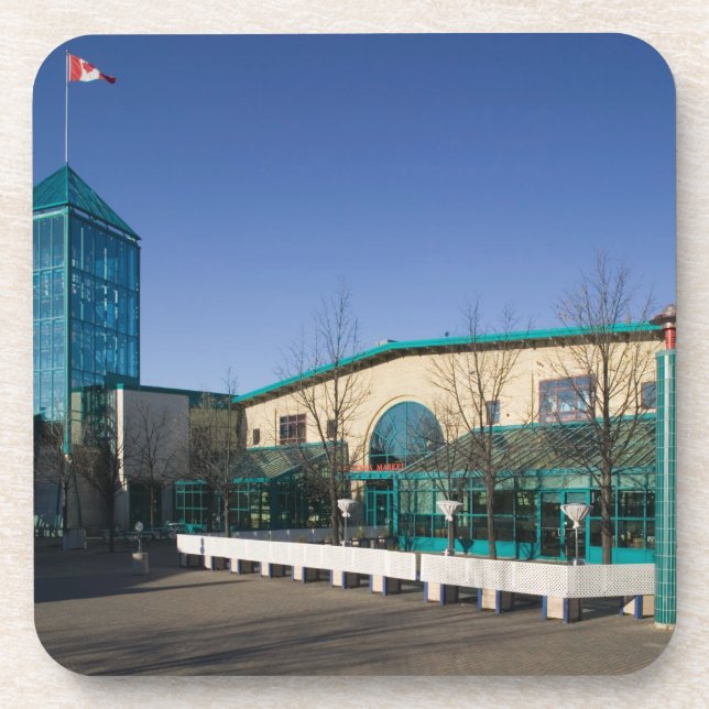 Dessous-de-verre CANADA, Manitoba, Winnipeg : Le marché des fourche (Devant)