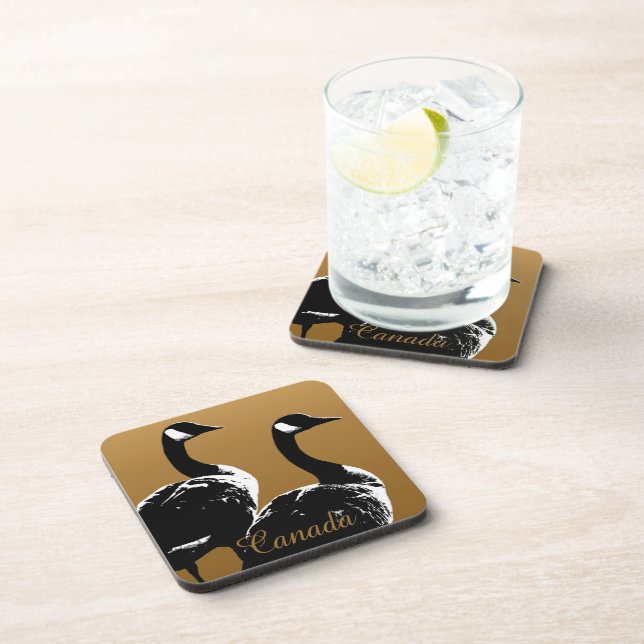 Dessous de verre canadien de l'oie Dessous de verr (Côté Droit)