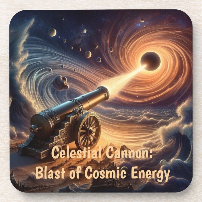 Dessous-de-verre Cannon céleste : Explosion de l'énergie cosmique (Devant)
