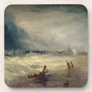 Dessous-de-verre Canot de sauvetage et Manby de Joseph Mallord