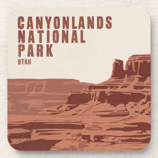 Dessous-de-verre Canyonlands National Park Utah Minimal Paysage