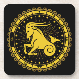 Dessous-de-verre Capricorne - Symbole du Zodiaque - Horoscope