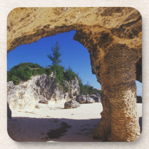 Dessous-de-verre Caraïbes, Bermudes, Tucker's Town. Naturel
