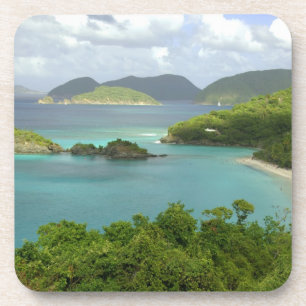 Dessous-de-verre Caraïbes, îles Vierges américaines, Saint-Jean, Tr