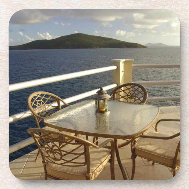 Dessous-de-verre Caraïbes, îles Vierges américaines, Saint-Thomas.V (Devant)