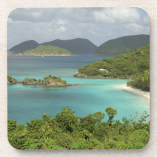 Dessous-de-verre Caraïbes, îles Vierges américaines, St. John, Trun