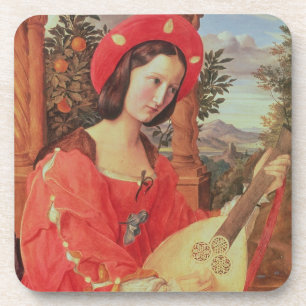 Dessous-de-verre Carla Bianca von Quandt, c.1820 (huile sur la