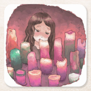 DESSOUS DE VERRE CARRÉ さ く に な じ