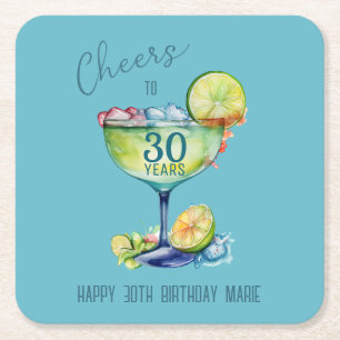 Dessous De Verre Carré À 30 Ans, un anniversaire marquant