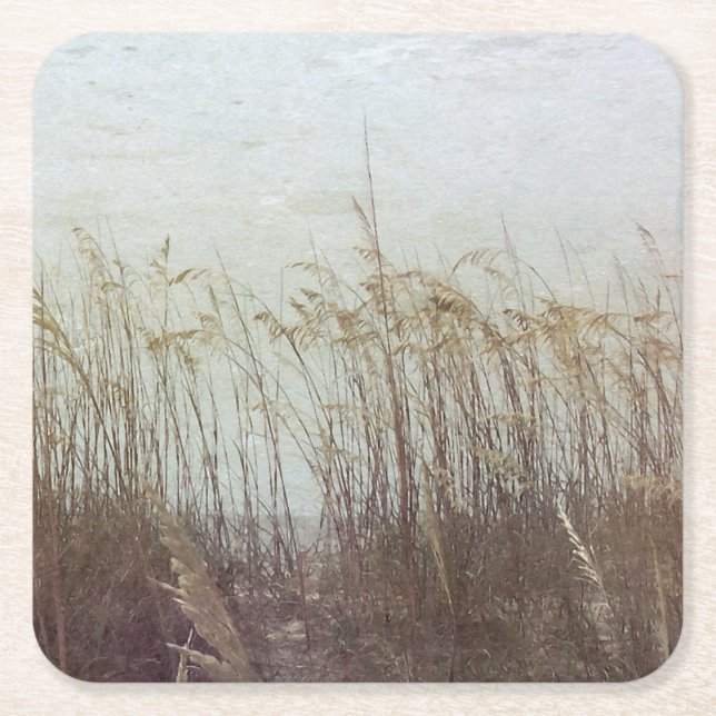 Dessous De Verre Carré A travers les Dunes II (Devant)