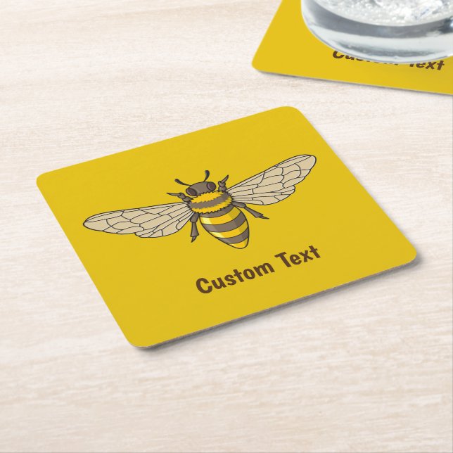 Dessous De Verre Carré abeille (Incliné)